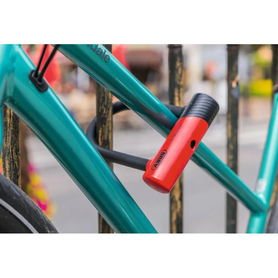 ABUS Fahrradzubehör|Fahrradschlösser-- Ultimate 420K - Fahrradschloss Black/ Red