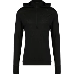Aclima Trekkingbekleidung|Wanderbekleidung-- LightWool Hoodie - Merinopullover Jet Black