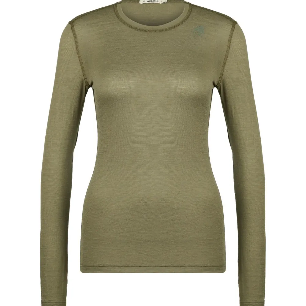 Aclima - Women's Lightwool Undershirt Long - Merinounterwäsche Ranger Green Sale