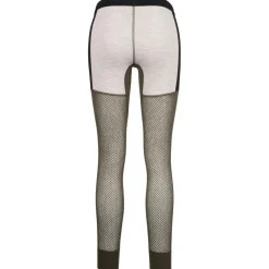 Aclima - Women's WoolNet Hybrid Longs - Merinounterwäsche Tarmac / Beige Melange / Jet Black Discount