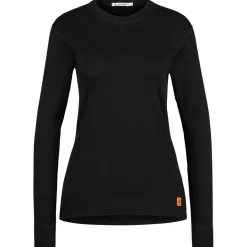 Aclima - Women's Woolterry Crew Neck - Merinopullover Jet Black