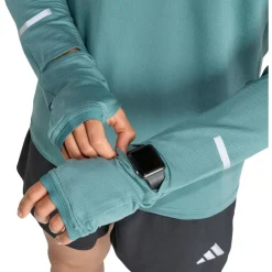 adidas Laufbekleidung|Shirts, Hemden & Longsleeves-- adi365 Running Climawarm+ Half Zip - Laufshirt Black