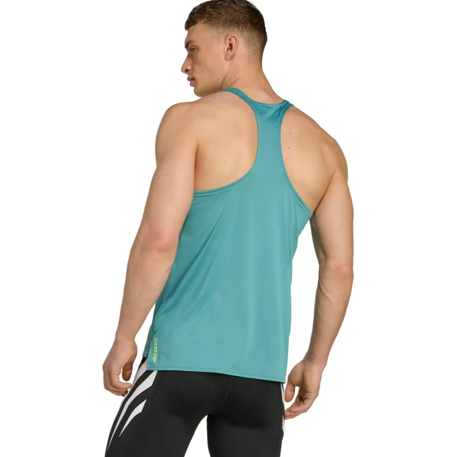 adidas Laufbekleidung|Shirts, Hemden & Longsleeves-- Adizero Archive Running Singlet - Laufshirt Powder Teal