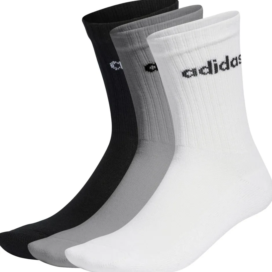 adidas - Cushioned Linear Crew 3-Pack - Multifunktionssocken