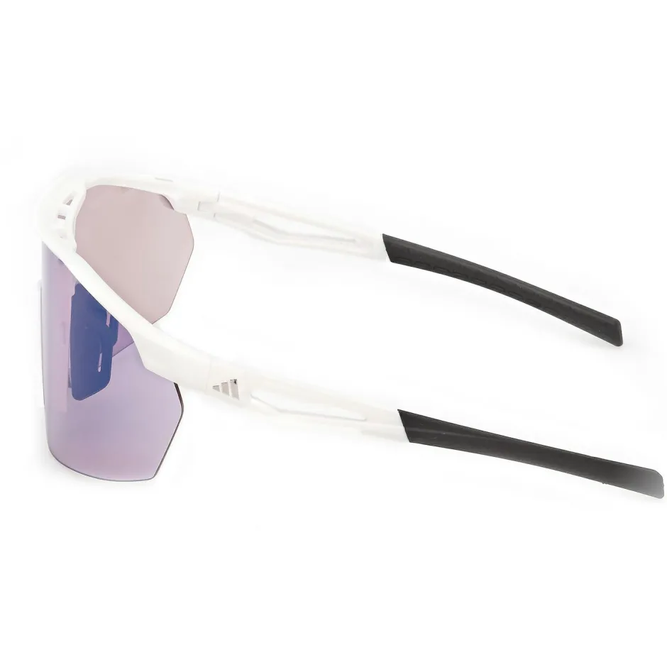 adidas eyewear Fahrradbekleidung|Fahrradbrillen-- Anemos Light Photochromic S1-3 - Fahrradbrille White / Blue Mirror