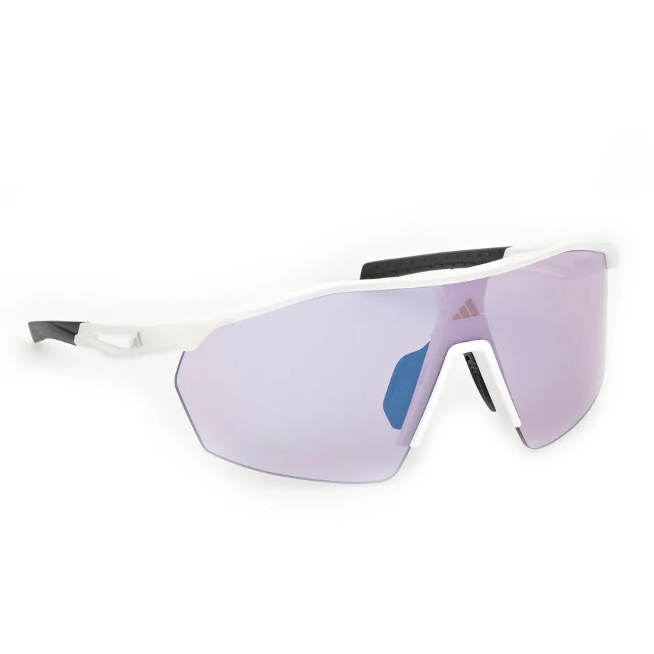 adidas eyewear Fahrradbekleidung|Fahrradbrillen-- Anemos Light Photochromic S1-3 - Fahrradbrille White / Blue Mirror