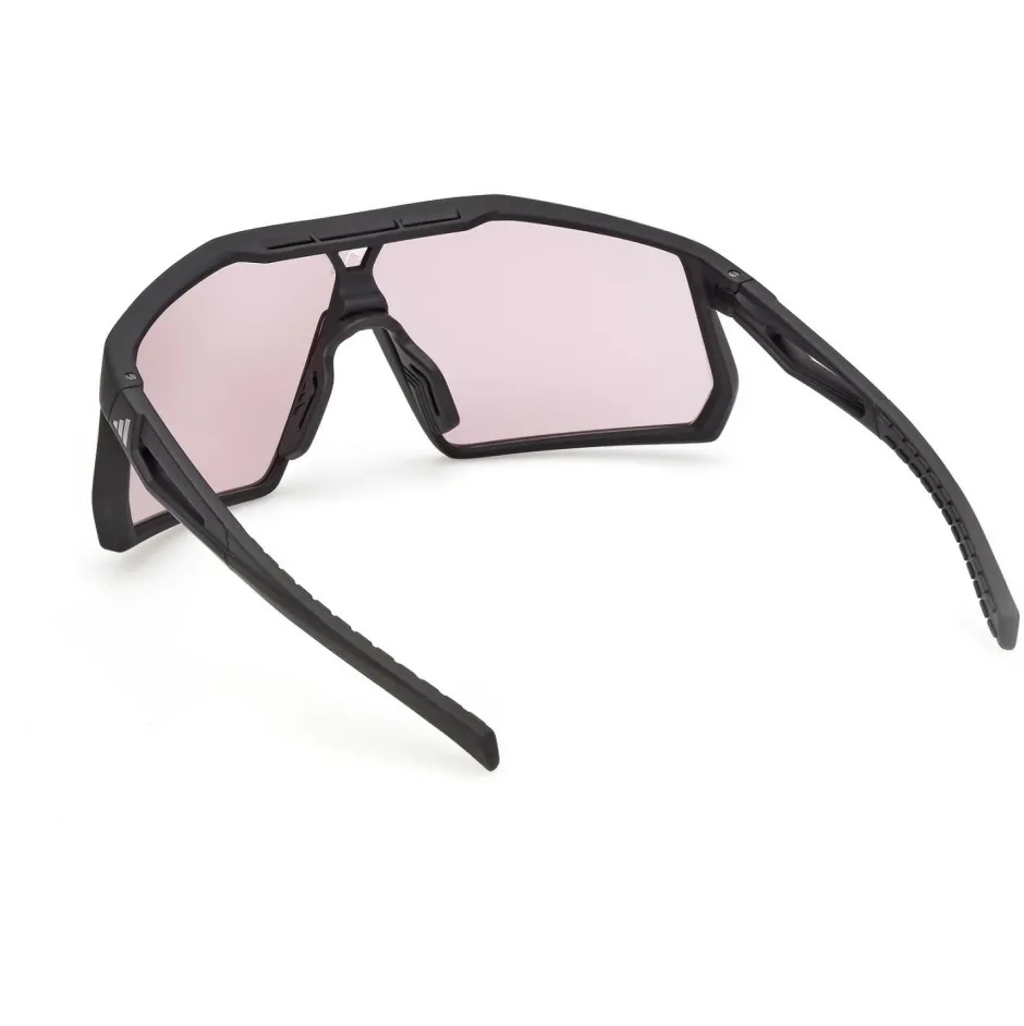 adidas eyewear Laufbekleidung|Fahrradbekleidung-- Kentro Photochromic S1-3 - Laufbrille Matte Black /Violet Mirror