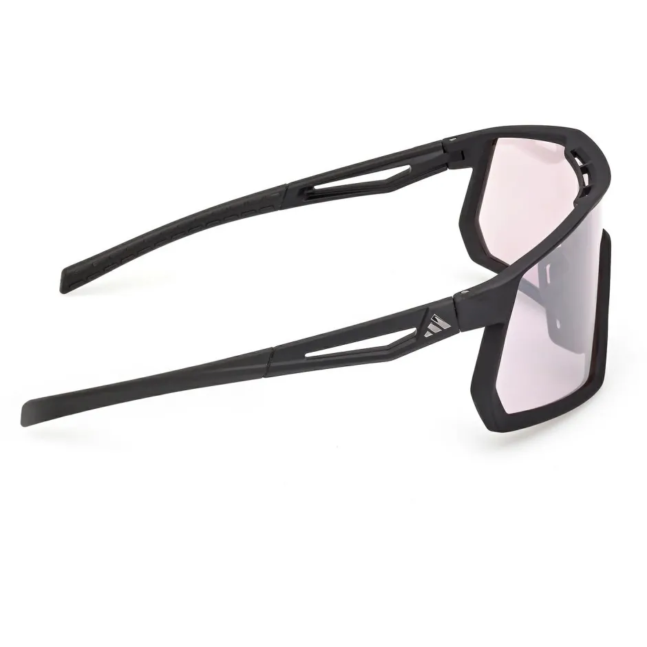 adidas eyewear Laufbekleidung|Fahrradbekleidung-- Kentro Photochromic S1-3 - Laufbrille Matte Black /Violet Mirror