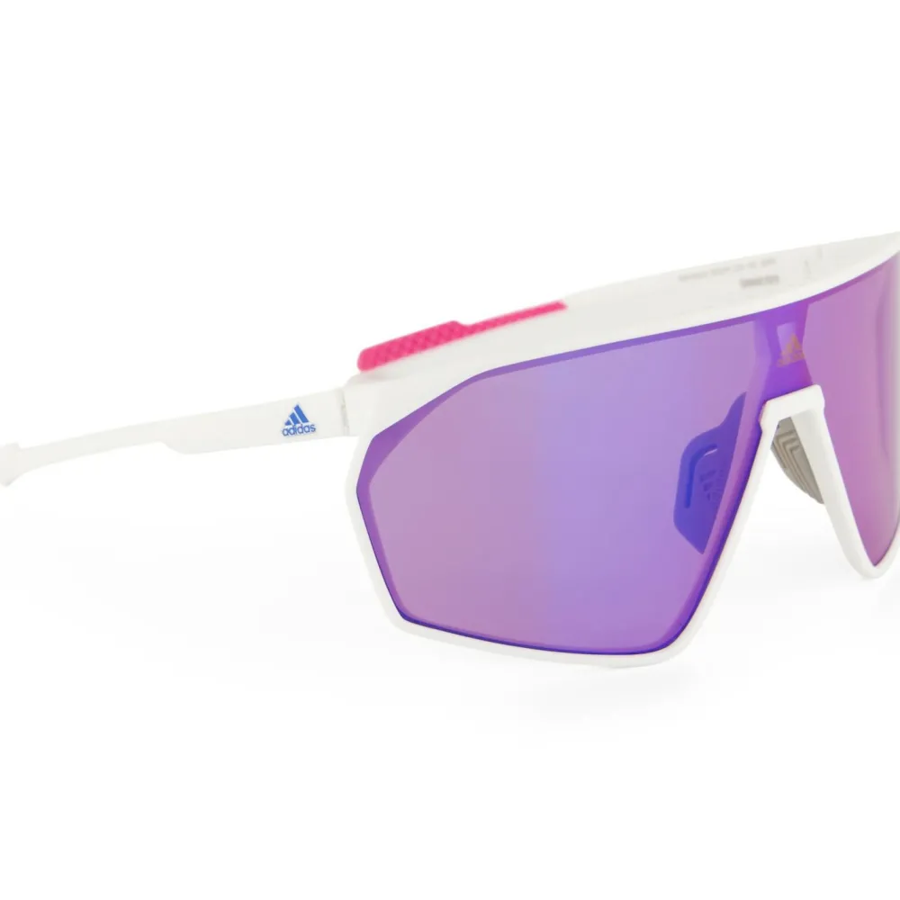 adidas eyewear - SP0073 Mirror Cat. 3 - Fahrradbrille White Best