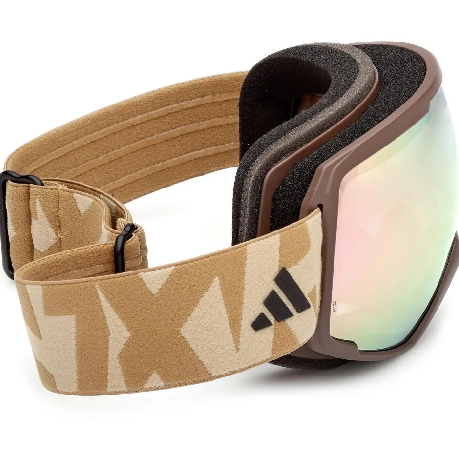 adidas eyewear Ski-Ausrüstung|Skibrillen-- SP0121 Mirror S2 (VLT 27%) - Skibrille Matte Dark Brown