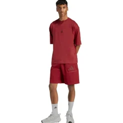 adidas Alltagsbekleidung|T-Shirts-- Future Icons 3 Bar Logo Tee - T-Shirt Active Maroon