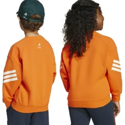 adidas - Kid's Disney Mickey Mouse Sweatshirt - Pullover Semi Impact Orange / Off White Best