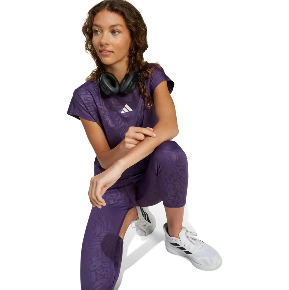 Kinder adidas - Kid's All Sports Animal Print Crop T-Shirt - T-Shirt