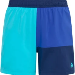 adidas - Kid's Colorblock Shorts - Boardshorts Lucid Cyan / Semi Lucid Blue Outlet