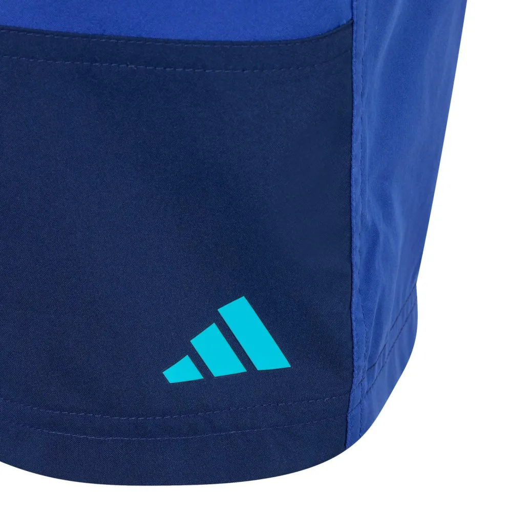 adidas - Kid's Colorblock Shorts - Boardshorts Lucid Cyan / Semi Lucid Blue Outlet