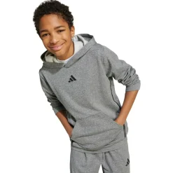 adidas Pullover & Hoodies|Alltagsbekleidung-- Kid's Game&Go Hoody - Hoodie Grey Five Mel / Black