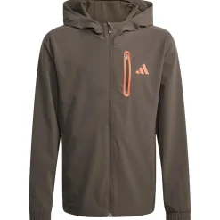 - Kid's Hooded Tech Woven Jacke - Sweat- & Trainingsjacke < adidas