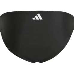 adidas - Kid's 3 Stripes Bold Bikini - Bikini Black / White Clearance