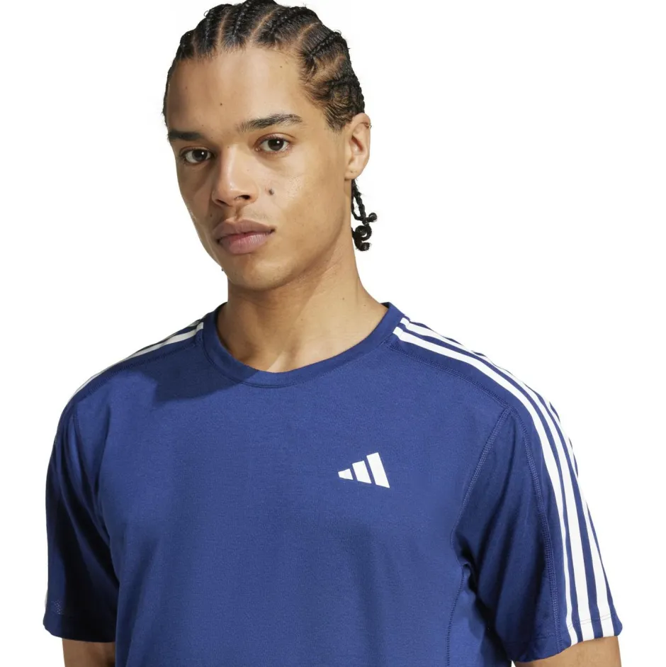 adidas Laufbekleidung|Shirts, Hemden & Longsleeves-- Own The Run 3-Stripes Tee - Laufshirt