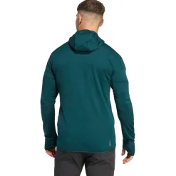 adidas Terrex Wanderbekleidung|Jacken-- Terrex Techrock CW+ Wind Hooded Fleece - Fleecejacke Aurora Ivy
