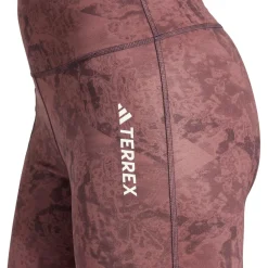 adidas Terrex - Women's Terrex Multi All Over Printed Tights - Lauftights Quiet Crimson Sale