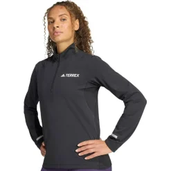 adidas Terrex Laufbekleidung|Shirts, Hemden & Longsleeves-- Women's Terrex Xperior Half Zip Longsleeve - Longsleeve