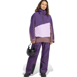 adidas Terrex Skibekleidung|Skijacken-- Women's Terrex Xploric 2 Layer Lined CP - Skijacke Powder Plum / Aurora Plum / Earth Strata