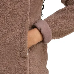 adidas Terrex - Women's Terrex Xploric High Pile Fleece - Fleecepullover Earth Strata / Semi Flash Aqua Outlet