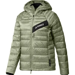 adidas Terrex Wanderbekleidung|Daunenjacken-- Women's TRK Down Jacket - Daunenjacke Tent Green