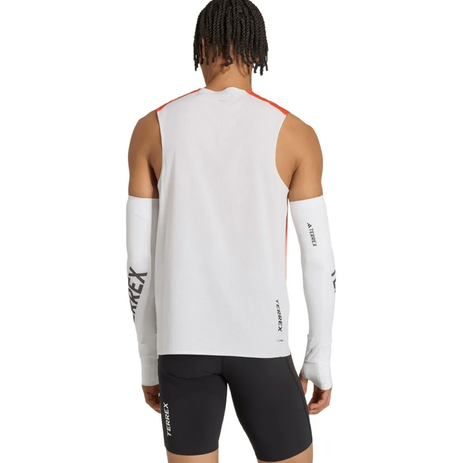 adidas Terrex Laufbekleidung|Shirts, Hemden & Longsleeves-- XPR Pro Tank - Laufshirt White / Semi Impact Orange