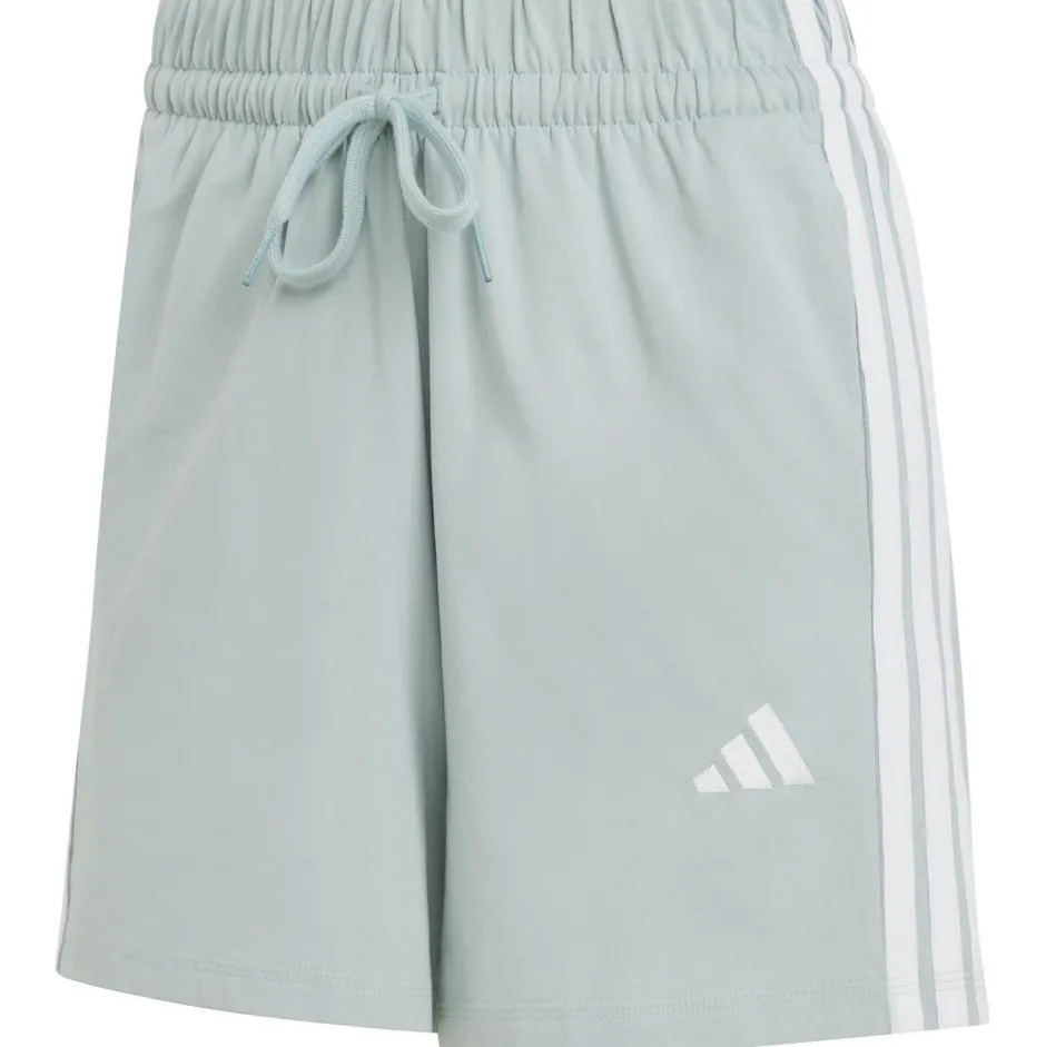 adidas Alltagsbekleidung|Hosen-- Women's Essentials 3-Stripes Cotton Shorts - Shorts Wonder Sage / White