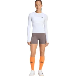 adidas - Women's Optime 3-Stripes Short Leggings - Leggings Hot