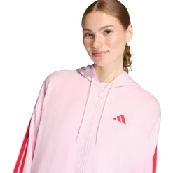 adidas Alltagsbekleidung|Pullover & Hoodies-- Women's 3-Stripes French Terry Full Zip Hoodie - Sweat- & Trainingsjacke