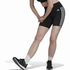 adidas - Women's TE 3 Stripes Short Tight - Lauftights Black Discount