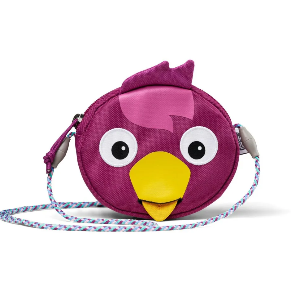 Affenzahn Taschen|Taschen-- Kid's Brustbeutel Vogel - Umhängetasche Pink