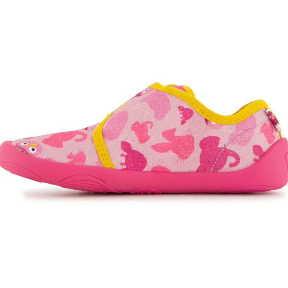 Affenzahn Hüttenschuhe|Barfußschuhe-- Kid's Hausschuh Baumwolle Movy - Hüttenschuhe