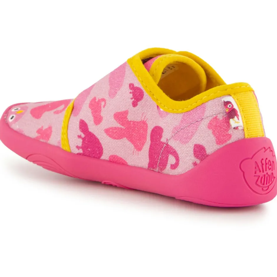 Affenzahn Hüttenschuhe|Barfußschuhe-- Kid's Hausschuh Baumwolle Movy - Hüttenschuhe