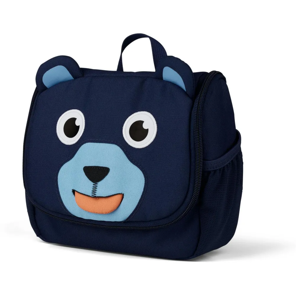 Affenzahn - Kid's Toiletry Bag Bär - Kulturbeutel Blue New