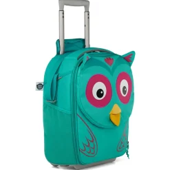 Affenzahn - Kinderkoffer Eule - Kinderrucksack Teal New