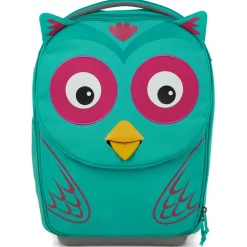 Affenzahn - Kinderkoffer Eule - Kinderrucksack Teal New