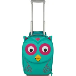 Affenzahn - Kinderkoffer Eule - Kinderrucksack Teal New