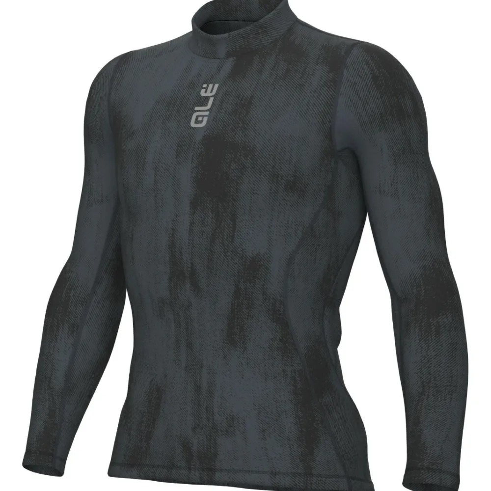 Alu00e9 Alé - Intimo Knitted Baselayer L/S - Merinounterwäsche Black Best