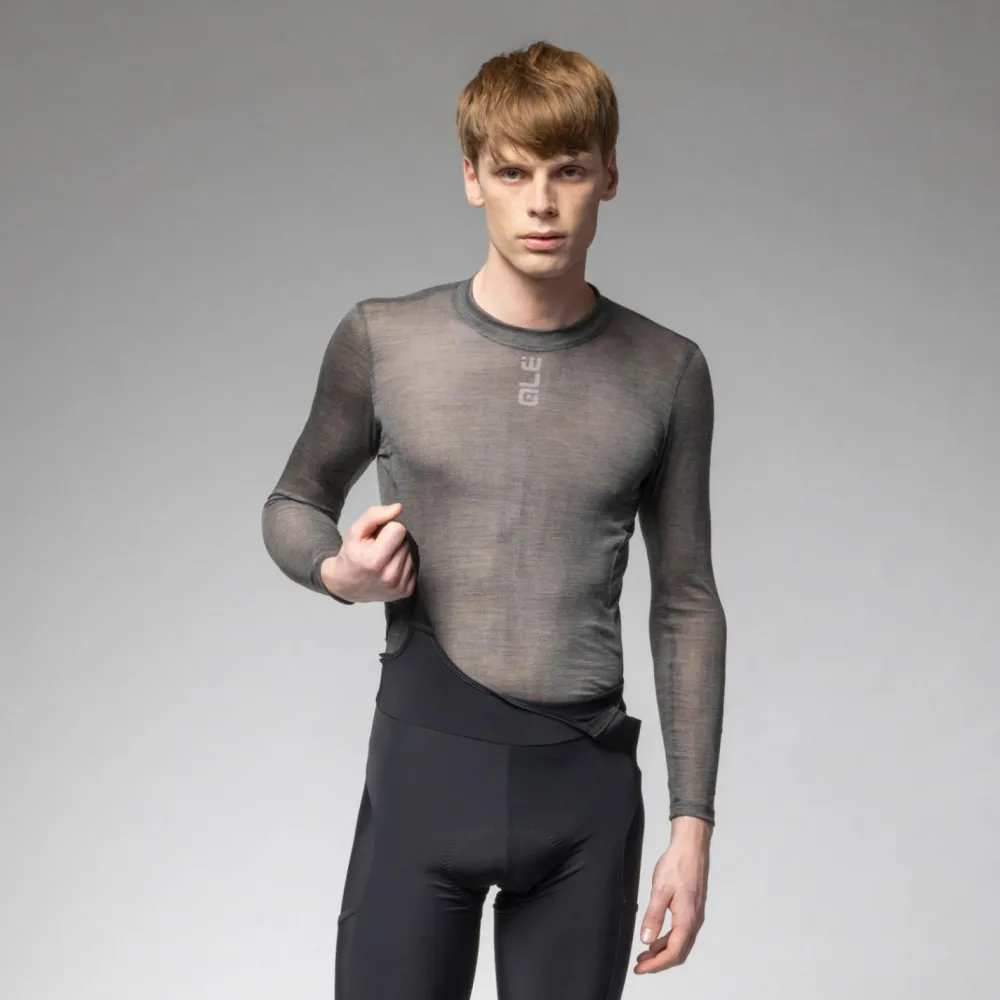 Alu00e9 Alé - Intimo Knitted Baselayer L/S - Merinounterwäsche Black Best
