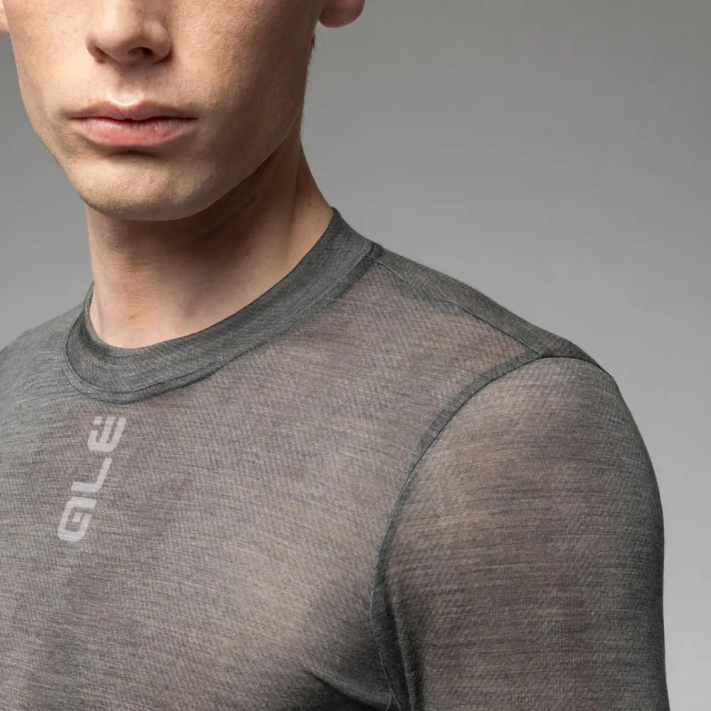 Alu00e9 Alé - Intimo Knitted Baselayer L/S - Merinounterwäsche Black Best