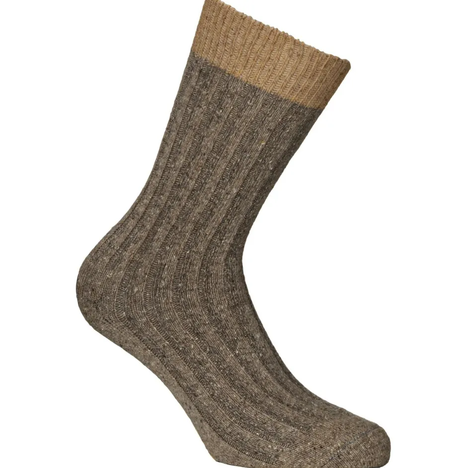Alpacasocks&Co - Merino Silk Rib Crew - Multifunktionssocken