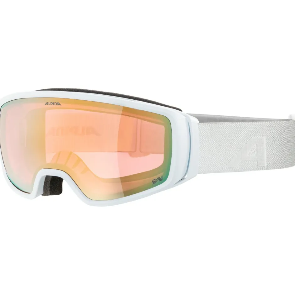 Alpina Ski-Ausrüstung|Skibrillen-- Double Jack QV Mirror Photo. S2-4 (VLT 23-6%) - Skibrille