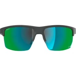 Alpina Wanderbekleidung|Fahrradbrillen-- Eagle Q-Lite S2 - Sonnenbrille Midnight / Grey Matt / Q-Lite Green