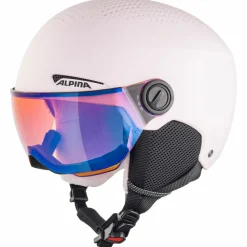 Alpina - Kid's Zupo Visor Quattroflex Mirror Lite S2 - Skihelm Rose Matt Hot