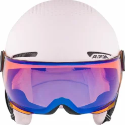 Alpina - Kid's Zupo Visor Quattroflex Mirror Lite S2 - Skihelm Rose Matt Hot