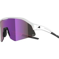 Alpina - Sonic HR M Q-Lite Mirror S2 - Fahrradbrille White Gloss / Q-Lite Pink Mirror Discount